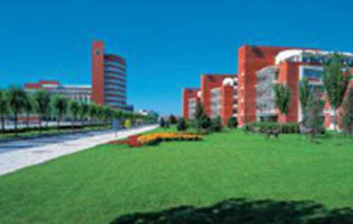 東北石油大學(xué)圖書館、宿舍樓